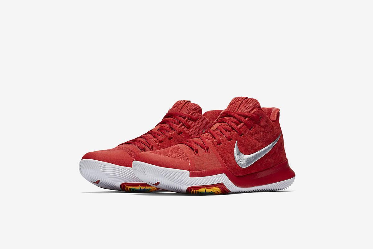 Kyrie 3 university deals red black